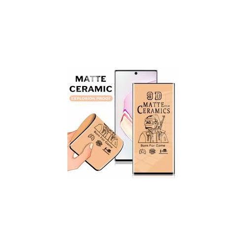 Samsung Galaxy Note 10 20 Plus Ultra Matte Ceramic Screen Protector Anti Fingerprint Scratch Guard -Black