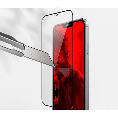 Infinix Hot 20, 30, 40 I Pro Tempered Glass  9H Full Glue Full HD, Shatterproof, Anti Scratch Screen Guard-Black