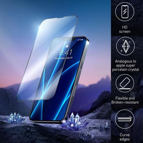 Infinix Hot 20, 30, 40 I Pro Tempered Glass  9H Full Glue Full HD, Shatterproof, Anti Scratch Screen Guard-Black