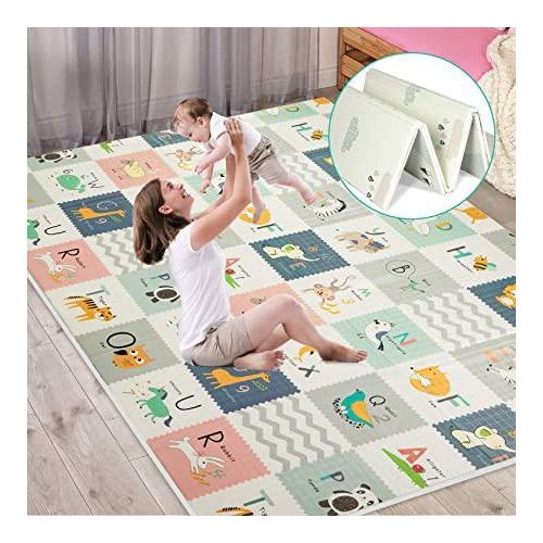 Baby Foldable Play Mat-White