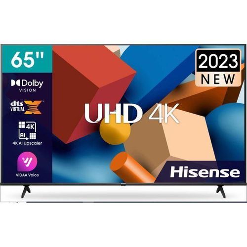Hisense  65 Inch UHD LED TV Smart 4K Digital-OS VIDAA TV - Black