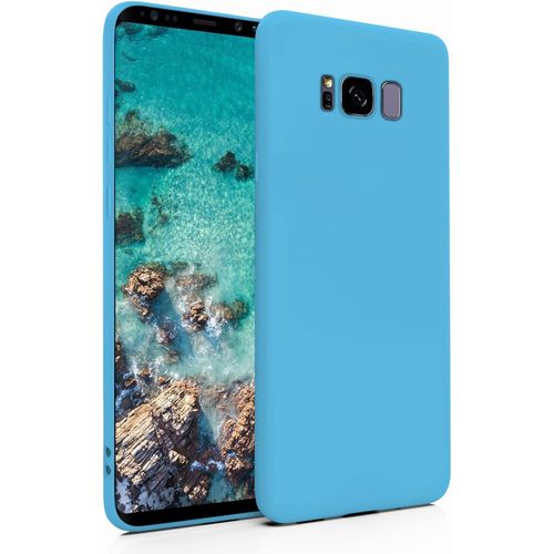 Samsung Galaxy S8, S8 Plus, S9, S9 Plus Silicone Phone Case - Sky Blue