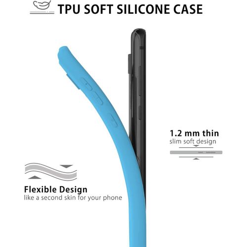 Samsung Galaxy S8, S8 Plus, S9, S9 Plus Silicone Phone Case - Sky Blue