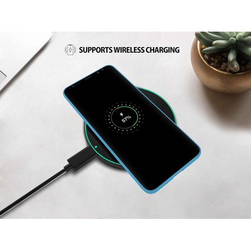 Samsung Galaxy S8, S8 Plus, S9, S9 Plus Silicone Phone Case - Sky Blue