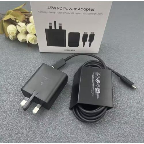 Samsung 45w Super Fast Charger For Type C Black