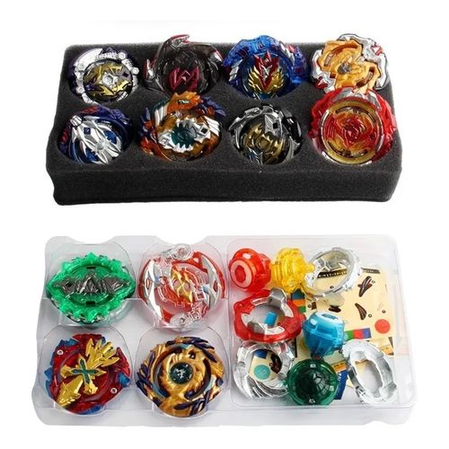 12pcs Metal Beyblade Burst GT Carousel Toy Box With Starter