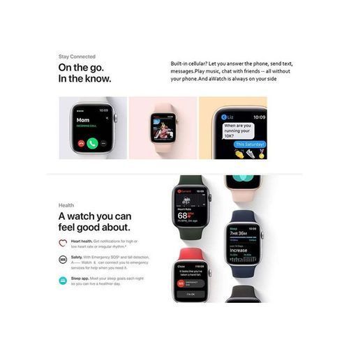 Smart Watch  Waterproof Full Screen Bt Call Music Sport Smart Watch - Black