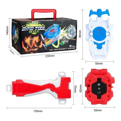 12pcs Metal Beyblade Burst GT Carousel Toy Box With Starter