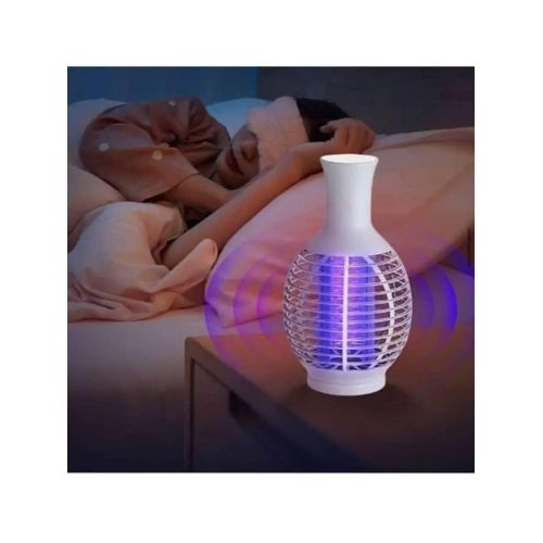 Rechargeable Electric Mosquito Killer Lamp-Black/White