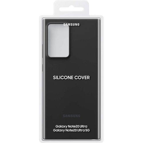 Samsung Galaxy Note 20, Note 20 Ultra 5G Case, Silicone Back Protective Cover-Black