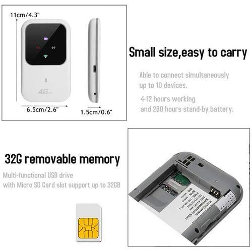 BVOT Rechargeable 4G pocket Router-Unlocked