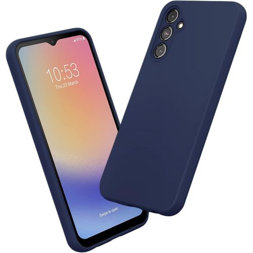 Samsung Galaxy A30, A31, A32 4G, A33, A34, A35  Silicon Phone Cover Case-Blue