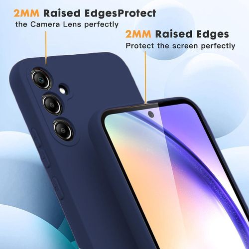 Samsung Galaxy A30, A31, A32 4G, A33, A34, A35  Silicon Phone Cover Case-Blue
