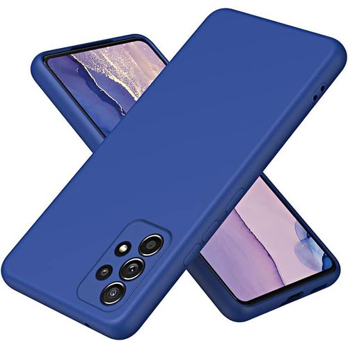Samsung Galaxy A30, A31, A32 4G, A33, A34, A35  Silicon Phone Cover Case-Blue
