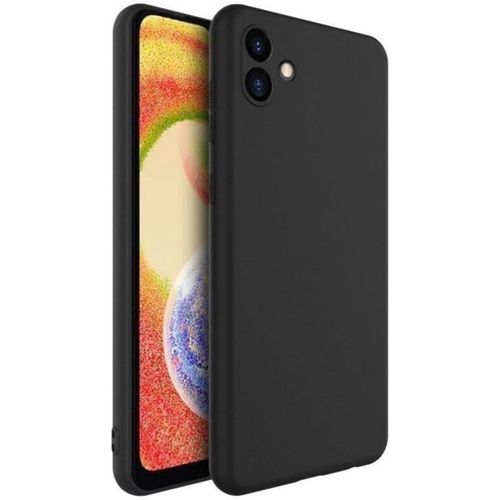 Samsung Galaxy A03, A03s, A03 Core, A04, A04s, A04 Core Silicon Phone Cover Case-Black