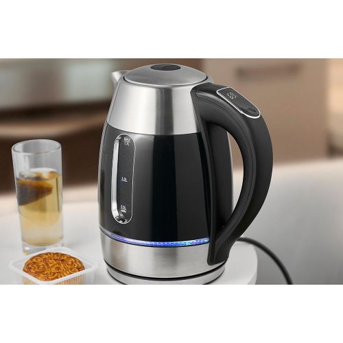 Electric Pacolater Heat Kettle Steel 1.5L - Silver