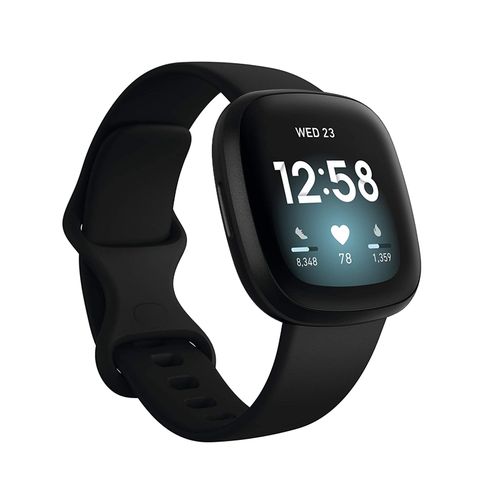 Silicone Band for  Versa 3 Smart Watch Double-Buck Waterproof Small Large Women Men let band for  Sense strap-black