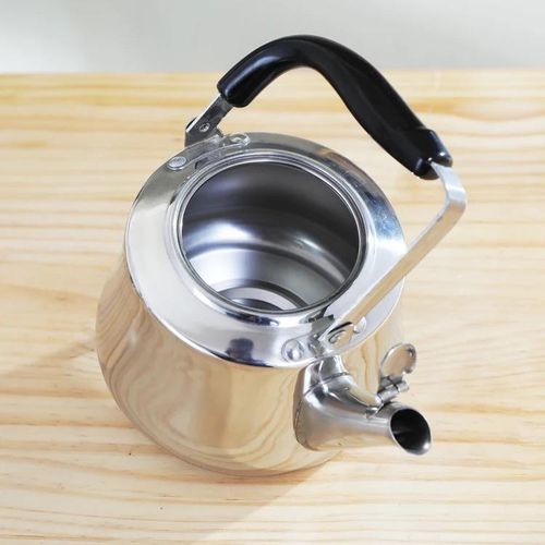 6 Litres Stainless Whistling Tea Boiling Kettle - Silver