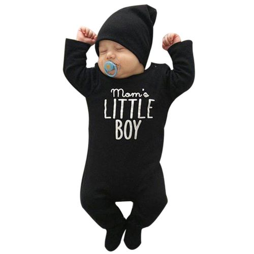 Newborn Infant Baby Boy Long Jumpsuit Cotton Bodysuit Kids Clothes Outfit New,100 NO5116