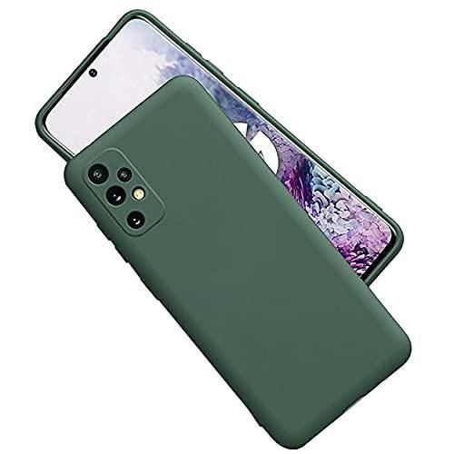 Samsung Galaxy A70, A71, A72, A73 A74 5G Silicon Phone Cover Case-Green