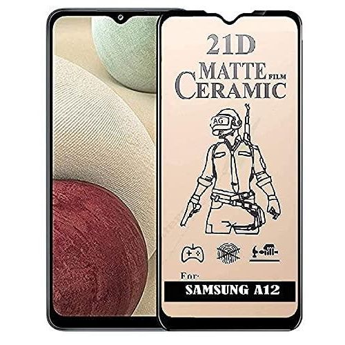 Samsung Galaxy M02 M02s M22 M32 M32 5G M42 M52 M62 Matte Ceramic Screen Protector Anti Fingerprint Scratch Guard -Black