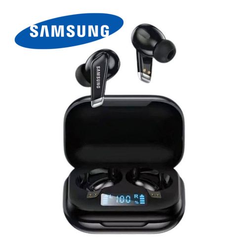 High Quality Wireless BT Led Earbuds Samsung Mg-S20 With Mic, Strong Battery, Quality Sound In Black
