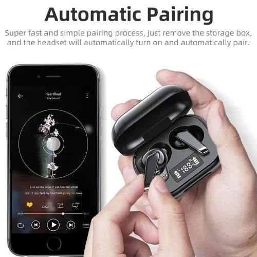High Quality Wireless BT Led Earbuds Samsung Mg-S20 With Mic, Strong Battery, Quality Sound In Black