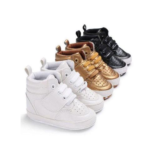 Fashion Shoes Soft Sole Crib For Newborn BabyWhite