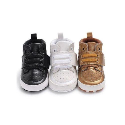 Fashion Shoes Soft Sole Crib For Newborn BabyWhite