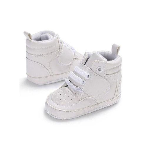 Fashion Shoes Soft Sole Crib For Newborn BabyWhite