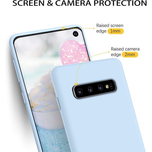 Samsung Galaxy S10e, S10, S10 Plus, S10 5G Silicone Case-sky Blue