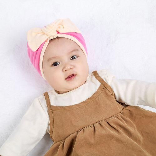 Newborn Baby Girl Hat Cotton Warm Bow Beanie Infant 01 Year