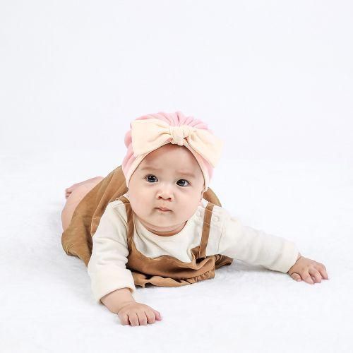 Newborn Baby Girl Hat Cotton Warm Bow Beanie Infant 01 Year