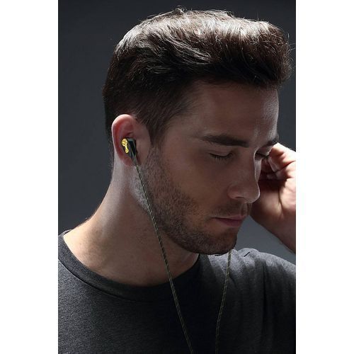 Other In Ear Sports Earphones Wired Headphones With Microphone - Black
