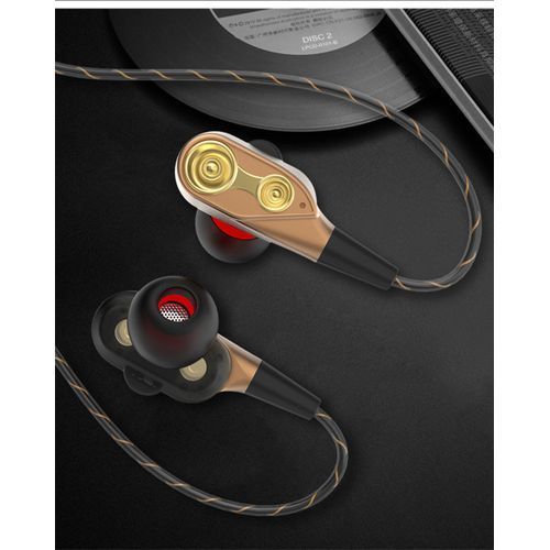 Other In Ear Sports Earphones Wired Headphones With Microphone - Black