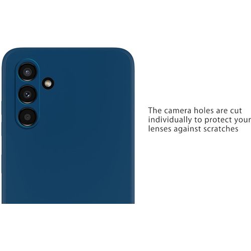 Samsung Galaxy A03, A03s, A03 Core, A04, A04 S, A04 Core Silicon Phone Cover Case-Blue