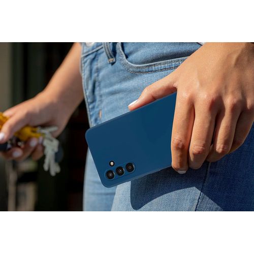 Samsung Galaxy A03, A03s, A03 Core, A04, A04 S, A04 Core Silicon Phone Cover Case-Blue