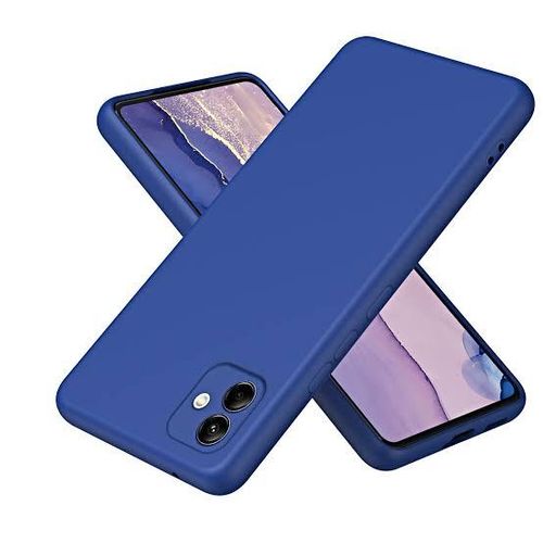 Samsung Galaxy A03, A03s, A03 Core, A04, A04 S, A04 Core Silicon Phone Cover Case-Blue