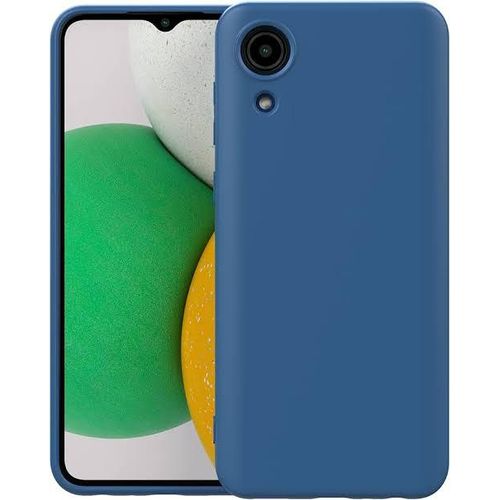 Samsung Galaxy A03, A03s, A03 Core, A04, A04 S, A04 Core Silicon Phone Cover Case-Blue