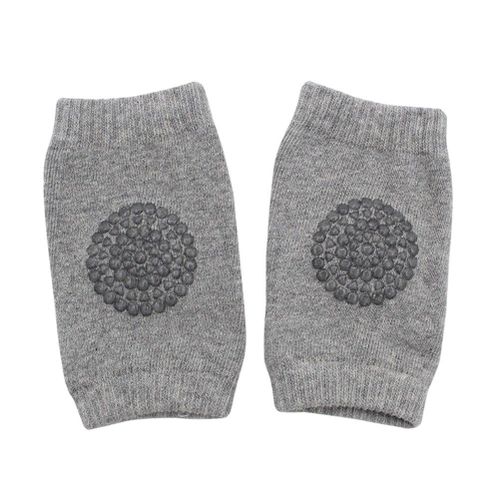 1 Pair Autumn Winter Baby Kneepad Anti-slip Elbow Cushion Safety Crawling Knee Protector Support Pad Infant Toddler Leg Warmer Kneecap,Grey NO5116
