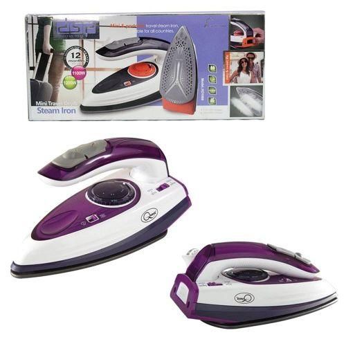 Dsp  Portable Steam Flat Iron Mini Travel Iron - White