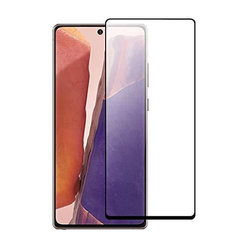 Samsung Note 20 Ultra tempered glass full glue edge to edge scratchproof guard Screen Guard For Samsung Note 20 with free installation kit - Black