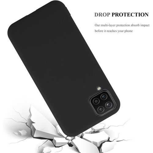 Samsung Galaxy A12, A13 4G, A13 5G, A14, A15 5G Silicon Phone Cover Case-Black
