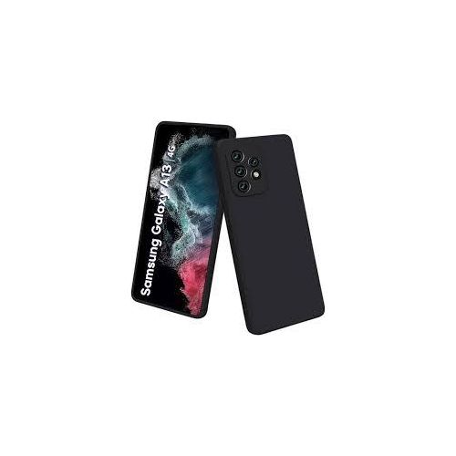 Samsung Galaxy A12, A13 4G, A13 5G, A14, A15 5G Silicon Phone Cover Case-Black
