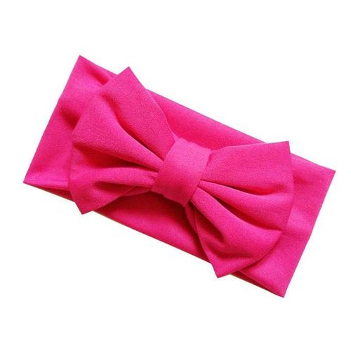 Cute Newborn Baby Kids Girl Hair Band Turban Bow Knot Rose Red