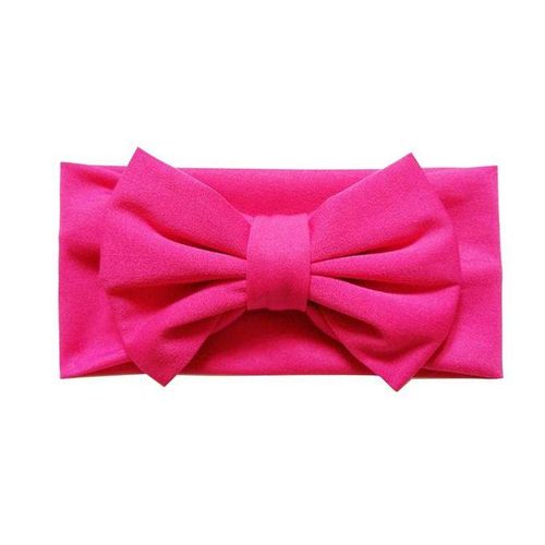 Cute Newborn Baby Kids Girl Hair Band Turban Bow Knot Rose Red