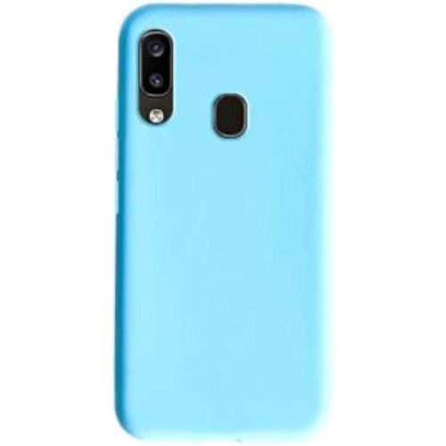 Samsung Galaxy A20, A21, A22 4G, A23, A24, A25 Silicon Phone Cover Case-Blue