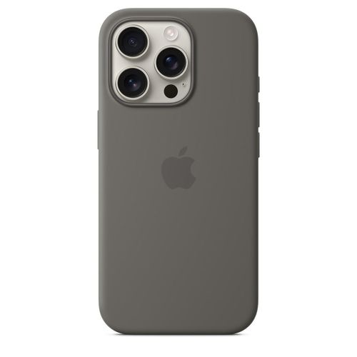 Apple IPhone 16 Pro , Pro Max  Silicone Phone Case With MagSafe Phone Cover – Stone Gray