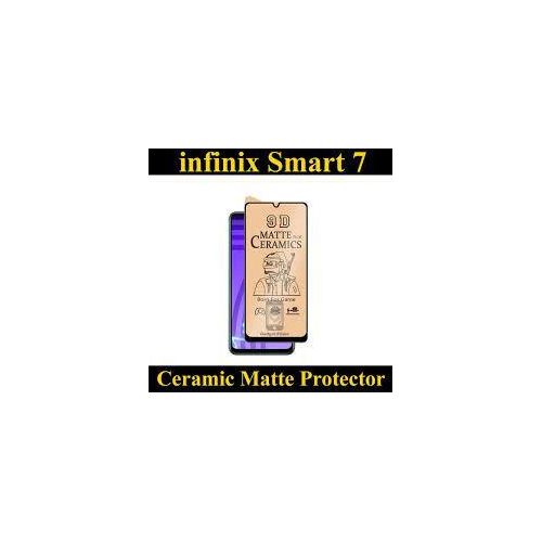 Infinix Smart 2, 3, 4, 5, 6, 7,8 HD Plus Matte Ceramic Screen Protector Anti Fingerprint Scratch Guard -Black