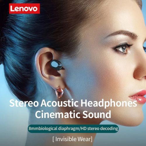 Lenovo XT91 Bluetooth 5.0 Earbuds Headphone Earphones Headset - Black